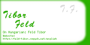 tibor feld business card